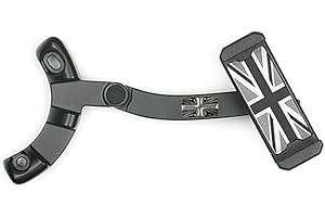 HEINMO Staffa del supporto del telefono cellulare Per smartphone Per auto Per Cooper F Series F54 F55 F56 F60 Countryman Clubman Hardtop Hatchback 2021 con versione LCD contagiri (GREY JACK+GREY JACK)