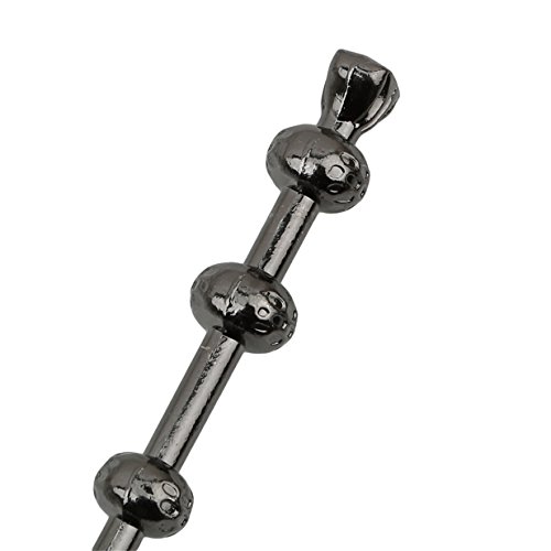 Lalang 5 Stück Make-Up Pinsel Kabuki Schminkpinsel Kosmetikpinsel -Beauty Tools Doppelt Make-up Pinsel – Wizard Zauberstab Foundation Pinsel (Silber) - 3