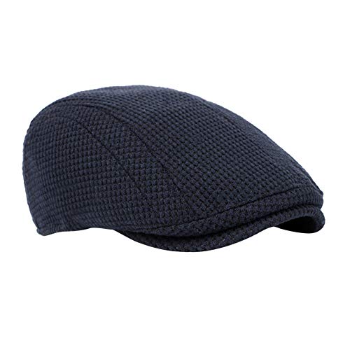 Zhhlaixing Uomo Tradizionale Coppola Simple Newsboy Hat Flat cap,Berretto Piatto Taglie 56-59 cm,Berretto Sportivo