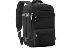 COOLIFE Bagages Cabine 40x20x25 pour Ryanair Sac de Voyage, Sac a Dos Voyage Cabine Avion Bagage à Main Femme Homme 20L sous Siege Bagage Sac De Voyage pour Ordinateur Portable 13.3''