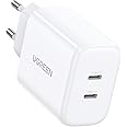 UGREEN 2-Port 40W USB C Charger D USB C Charger for iPhone 13, 13 Pro, 13 Mini, 13 Pro Max, 11.11 Pro, iPad Pro 2020, Galaxy 