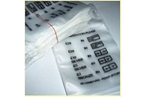 LUKIKICHI Lot de 100 – Pas de pièces de monnaie/Banque Sacs