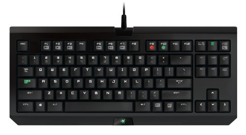 Preisvergleich Produktbild Razer BlackWidow Tournament Edition Stealth - Gedämpfte Mechanische Gaming Tastatur (Kompaktes Design, US-Layout)
