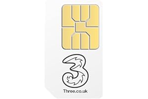 THREE BY THREE Three Mobile Broadband Ready to Go 3GB Preloaded Data Standard SIM for 3G Tablets
