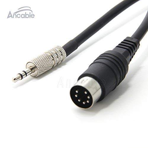 Cable Ancable de audio estéreo macho de 7 pines Din a macho de 3,5 mm, alta calidad para conexión de iPod, iPad, iPhone, MP3/PC/TV/Android a Bang & Olufsen B&O, Naim, Quad y sistemas estéreo