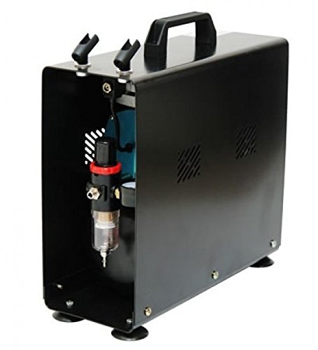 Preisvergleich Produktbild Airbrush Kompressor Doppelkolben ABK