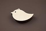 10x Vogel blank Form Holz Vogel Basteln Malen Dekoration Wohnen Holzaufhängen - 4