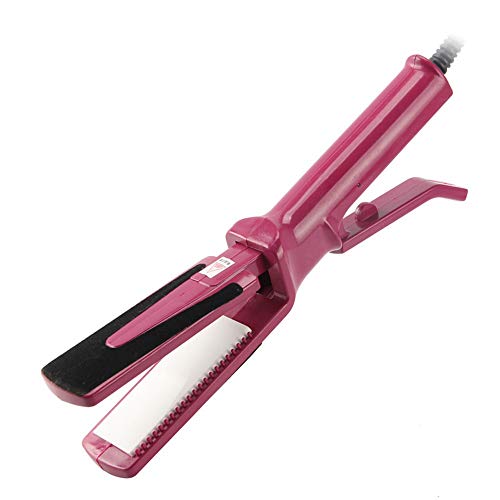 Nulijianchi2 Hair Straightener Ceramic Electric Splint Multi-Function Perm Board Professional Perm Does Not Hurt Hair  Red