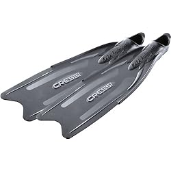 Cressi Gara Professional - Aletas de buceo de buceo y natación para hombre, tamaño 44/45, color plateado