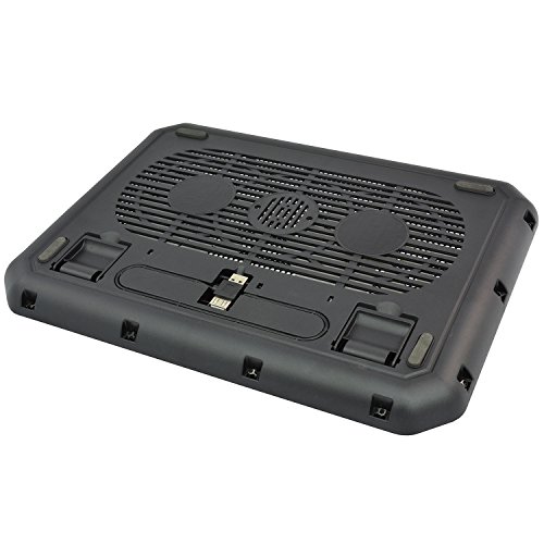 AAB Cooling NC79 NOTEBOOK KÜHLER COOLER PAD LAPTOP 2-LÜFTER LED Ständer Kühlpad - 9