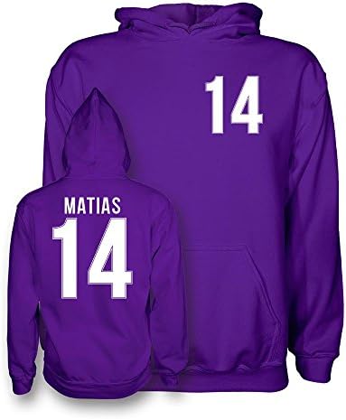 Matias 14 Fiorentina Style Hoodie 15/16 (Purple/White) - XXL