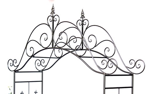 DanDiBo Rosenbogen mit Tor Pforte 131872 aus Metall Gartentor 282×160 cm Rankgerüst - 7