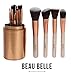 Beau Belle Make Up Brushes - 12pcs Makeup Brushes - Make Up Brush Holder - Make Up Brushes Set - Make Up Brush Set - Professional Make Up Brushes - Makeup Brush Set - Professional Makeup Brush Set - Make Up Brush Pot