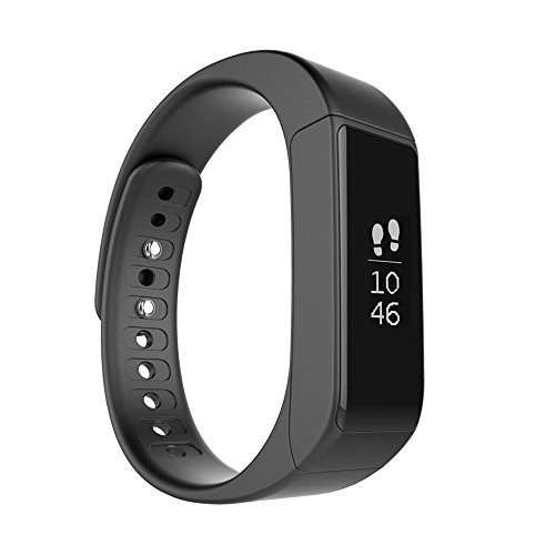 ROGUCI Smart Armband Wristband, IP67 Wasserdichte Blutdruck Oxygen + Oximeter Herzfrequenz Müde Monitor Fitness Schlaf Gesundheit Tracker, Smart Sport Tracking Armband Für iOS 8.0 Android 4.4, tägliche Laufleistung Pedometer Schritt Zähler Kalorien verbrannt Messung Call SMS Erinnerung Sesshaft
