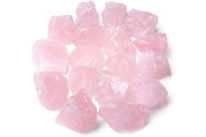 ‎XIANNVXI XIANNVXI Rose Quartz Stone Raw Stones Premium Crystals Stones 100% Natural Stone Healing Stones Crystal Healing Reiki (200G)
