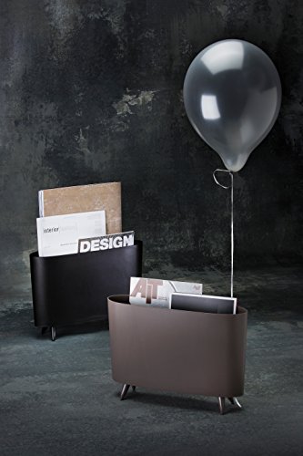 koziol Zeitungsständer Milano, Kunststoff, solid stone, 12 x 45,7 x 31,5 cm - 2