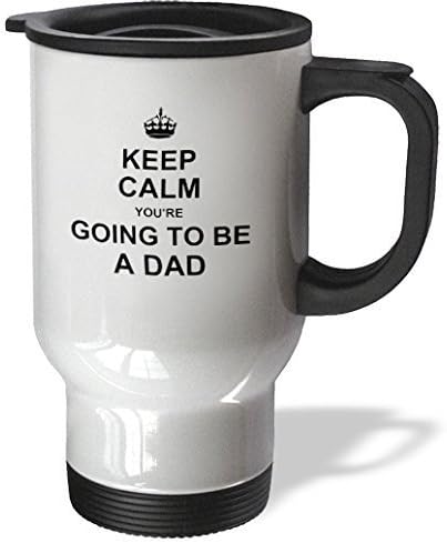 Liandun Keep Calm Youre Going To Be A Dad Future Father Daddy Stainless Steel 14-Ounce Travel Mug