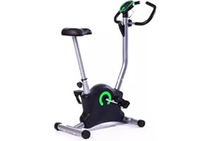 FFITNESS Cyclette Da Casa Bicicletta da allenamento Indoor con Display LCD Resistenza Regolabile Gym Ciclocamera con Comodo sedile