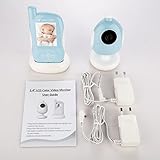 VOSMEP 2017 Neu Video Baby Monitor Babyphone mit Kamera Drahtloser Digital mit Smart Touch Screen + Gegensprechfunktion + Nachtsicht + Lullabies + Temperatursensor BM024 - 7