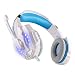 Produktbild G9000 Kopfhörer Gaming-Headset, 7,1-Kanal Surround-Sound Über-Ohr-Kopfhörer Mit Mit Geräusch-Abbruch MIC, LED-Leuchten, Für PC-Spiel Und PS4-Gaming,White