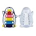 Koly Baby Kids Wisdom Development Penguin 5-Note Xylophone Musical Toys (Blue)