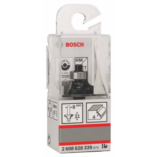 Bosch Zubehör 2 608 628 339 Abrundfräser 8 mm, R1 4 mm, L 12,7 mm, G 53 mm - 3