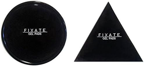 Fixate Gel Pads - Mobile support universal car - SMARTPHONE gel fixative for any mobile or tablet. Reusable and washable. iPhone 6s / 6 Plus / Samsung Galaxy S6 / Note 4 / LG G3 GPS device and / Includes Circle and Triangle