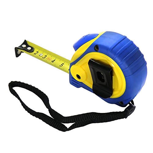 S&R Bandmaß 3,0m x 16mm, Magnet Hacken, Nylon-Polymer beschichtetes Band, schlagfestes Gehäuse, gummiert, Autolock, MAGNETO Serie - 3