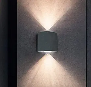 PHILIPS Gamma 2 Watts LED Outdoor Wall Lamp - Grey 58159 , Metal