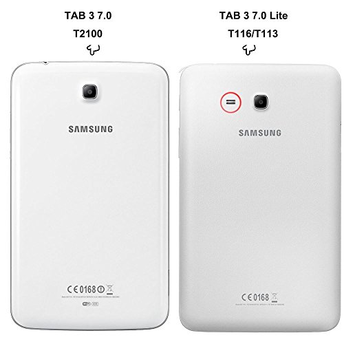 Ganvol Panzerglas Samsung Galaxy Tab 3 Lite 7.0 Inch SM-T110 T116 T111 Panzerfolie Hartglas 9H - 2