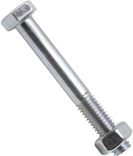 Sanifri 470018000 Machine Screws Galvanised Steel with Nuts Hexagonal DIN 601 M 10 x 100 mm Pack of 75