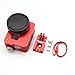 Produktbild FairytaleMM Aluminiumlegierung Stoßfest Hartschalengehäuse FPV Sport Kamera Fall Rahmenmontage mit Objektivdeckel für GoPro Hero 5 CAM Rot