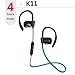 Produktbild BluetoothKopfhörerdrahtloser Bluetooth KopfhörerKopfhörersportkopfhörer Sweatproof KopfhörerStereoBlutooth Kopfhörer Mit Mic Für Phonek11Blue4H