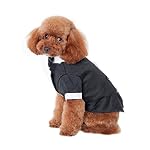 Keysui-Pet-Dog-Clothes-Solid-Colored-indossare-bretelle-Business-Suit-adatto-per-primavera-e-estate