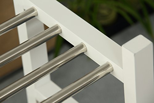 Orolay Schuhbank Sitzbank Schuhregal Schuhschrank Schuhtruhe Badregal Weiß - 6