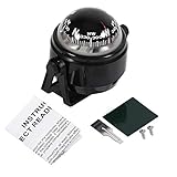 fernglas marine compass  Digital Marine Kompass Voyager Kompass Digitaler, marine Kugel Kompass Automobil Armaturenbrett Digital Mehrzweck Sea Marine Halterungs Kompass Voyager außerhalb passt Boot Wohnwagen LKW(Black)