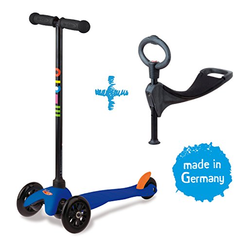 Micro mitwachsender Kinderroller Mini Micro 3in1 in Blau