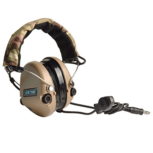 Radio Z-Tactical Z111 Sordin Style Annulation de bruit Ptt Wargame Hunting Headset WorldShopping4U (DE)