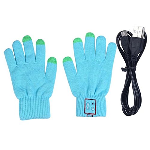 Preisvergleich Produktbild Handschuhe Transer® Touchscreen Bluetooth Talking Handschuhe Headset Lautsprecher für Smart Phone