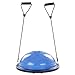 Produktbild FlowerW Halbkugel Dome Ball 60cm Balance Trainer Balance Hellblau Ball Balance Trainer mit Seitengurten und Ballpumpe Semisphere Balance (60cm)