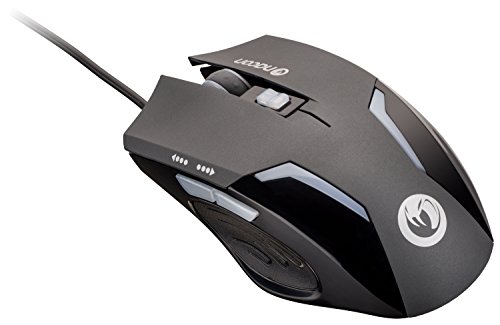 Nacon - Rat  n Gaming PCGM-105 Con Luz Azul  6 Botones  800 a 2400 DPI  USB Plug   Play  1 5 M  PC 