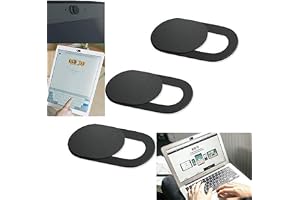 JustJack 3-pack tunna att klistra på webbkameraskydd för bärbar dator, iPad, , Galaxy, telefon, stationär dator, sm