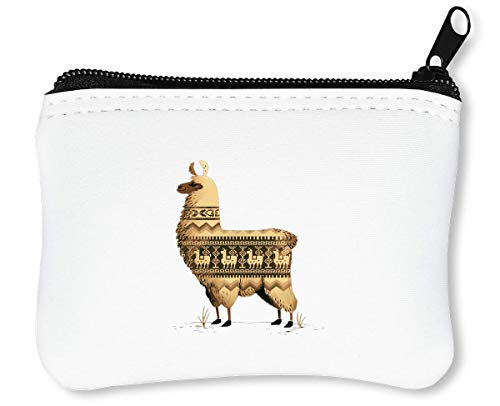 Preisvergleich Produktbild Modern Lama Reißverschluss-Geldbörse Brieftasche Geldbörse