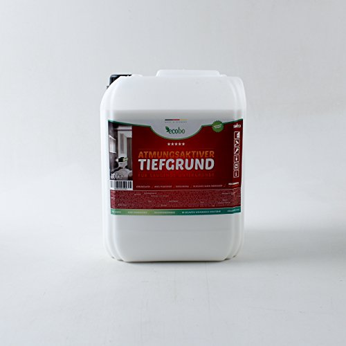 10 Liter Ecobo Tiefgrund Atmungsaktiv, Acryl-Tiefengrund innen und außen