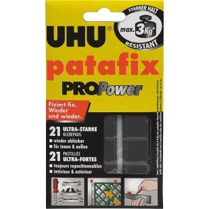 Preisvergleich Produktbild UHU 12 x Klebepads patafix PROPower VE=21 Stück