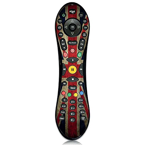 UK Flag Retro Virgin Media TiVo remote control sticker vinyl skin cover