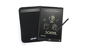 Tavoletta LCD da Disegno 12 Pollici - NEWYES NYWT120- Memo Pad Grande Taglia da Ewriter LCD per Tablet da Tavoletta Grafica Compreso 1 Pennino Servizio di Rimborso(Nero+Caso)