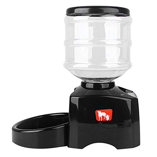 Preisvergleich Produktbild 5.5L Smart Feeder automatische Futterspender Pet Feeder mit LCD-Display Tonaufnahme Timer programmierbar für Hund Katze - schwarz