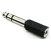 UYGUN ELEKTRONİK GİTAR ANFİ AMFİ Kablo Jak D&ouml;n&uuml;şt&uuml;r&uuml;c&uuml; Jack &Ccedil;evirici Erkek 6.5mm Dişi 3.5mm &Ccedil;ivi Gitar ARKASIİNCE