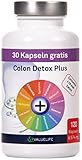 Colon Detox Plus: 120 Kapseln für Darmreinigung,...